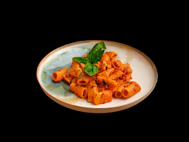 Rigatoni 'Nduja e ricotta