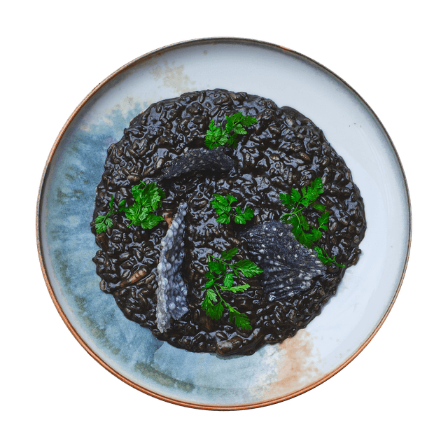 Risotto al nero di calamari