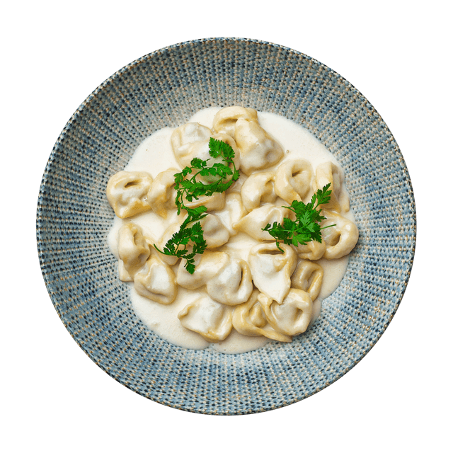 Tortellini Bolognesi, fonduta di parmigiano