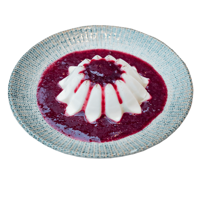 Panna Cotta with Forest Fruit