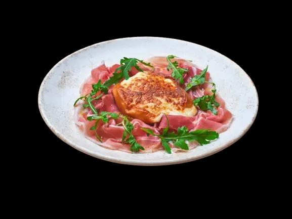 Scamorza grigliata e prosciutto di San Daniele